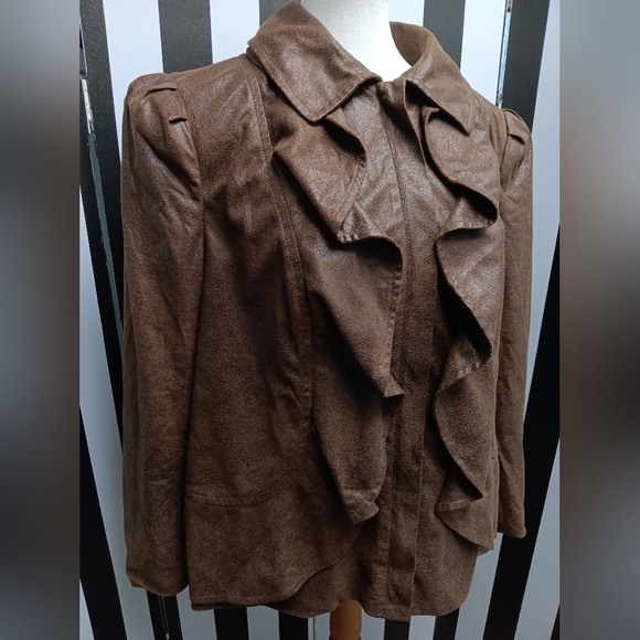 I.n.c brown jacket - Picture 4 of 8